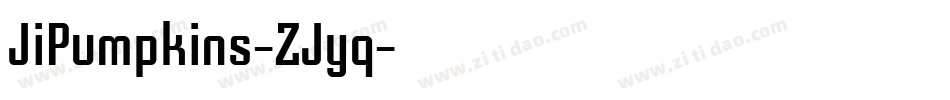 JiPumpkins-ZJyq字体转换