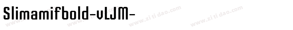 Slimamifbold-vLJM字体转换