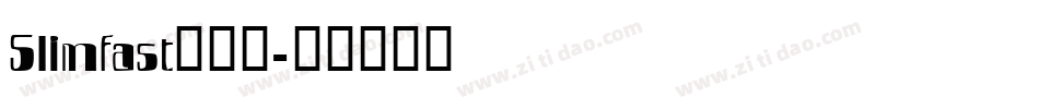 Slimfast手机版字体转换