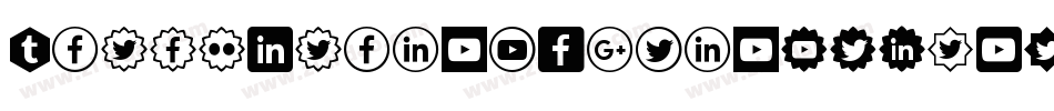 IconsSocialMedia5-2zV8字体转换