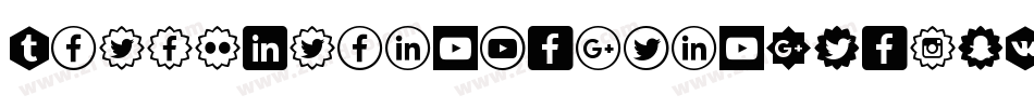 IconsSocialMedia9-Mq6J字体转换