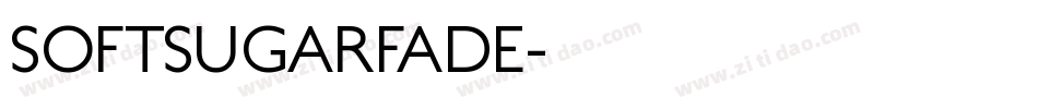 SOFTSUGARFADE字体转换