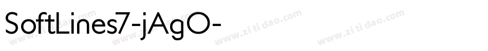 SoftLines7-jAgO字体转换