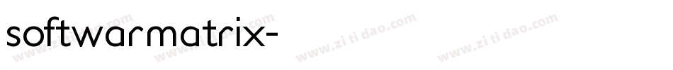 softwarmatrix字体转换