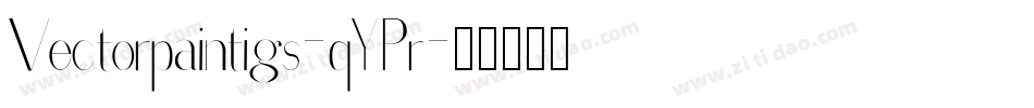 Vectorpaintigs-qYPr字体转换