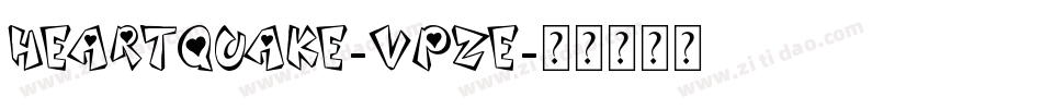 Heartquake-vpzE字体转换