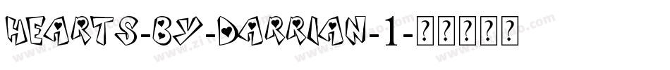 Hearts-by-Darrian-1字体转换