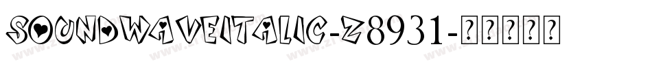 SoundWaveItalic-z8931字体转换