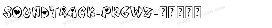 Soundtrack-PKGWZ字体转换