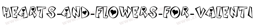 hearts-and-flowers-for-valentines-1字体转换