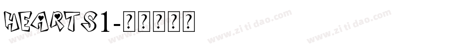 hearts1字体转换