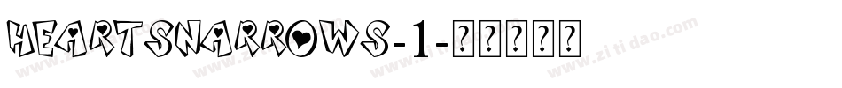 heartsnarrows-1字体转换