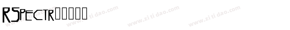 R-Spectr字体转换