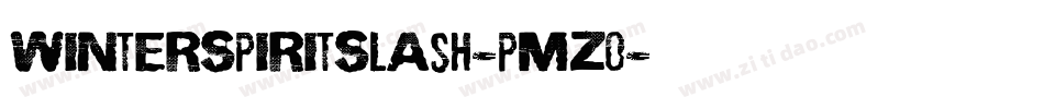 WinterSpiritSlash-pmZO字体转换