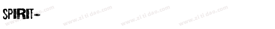 spirit字体转换