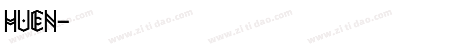 HUEN字体转换