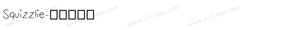 Squizzlie字体转换