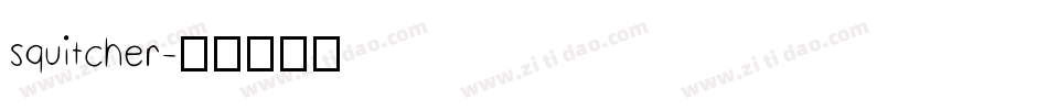 squitcher字体转换