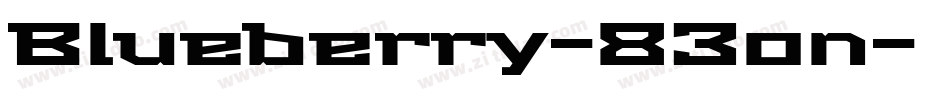 Blueberry-83on字体转换