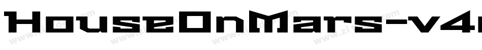 HouseOnMars-v4mO字体转换