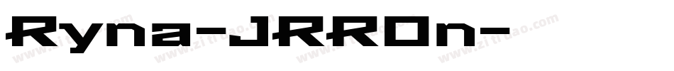 Ryna-JRROn字体转换