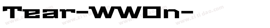 Tear-WWOn字体转换