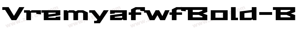 VremyafwfBold-BWOn字体转换