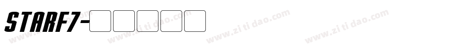 STARF7字体转换