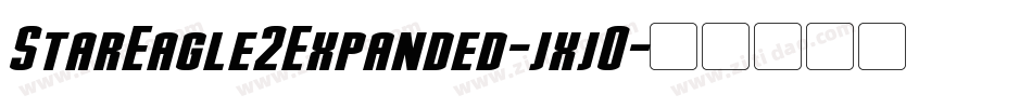 StarEagle2Expanded-jxj0字体转换