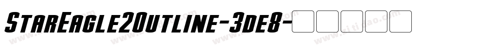 StarEagle2Outline-3de8字体转换