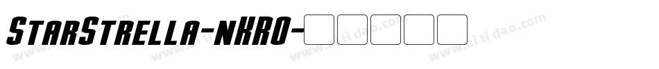 StarStrella-nKRO字体转换