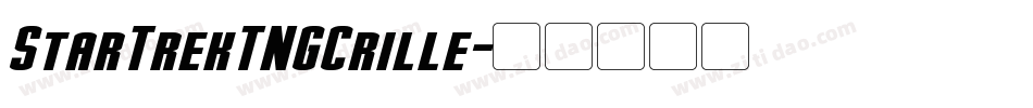 StarTrekTNGCrille字体转换