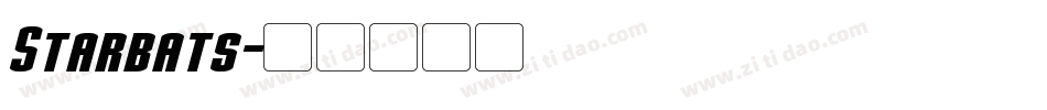 Starbats字体转换