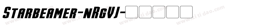 Starbeamer-nRgVJ字体转换