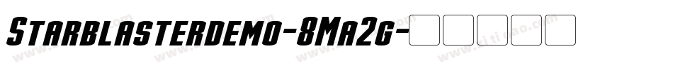 Starblasterdemo-8Ma2g字体转换
