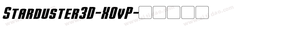 Starduster3D-XOvP字体转换