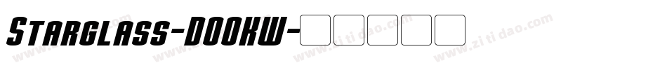Starglass-DOOKW字体转换