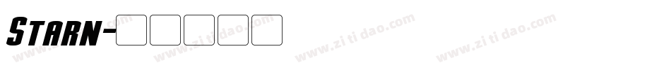 Starn字体转换