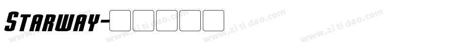 Starway字体转换
