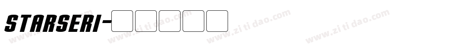 starseri字体转换