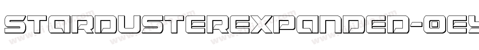 StardusterExpanded-0eyP字体转换