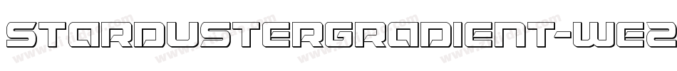 StardusterGradient-WE2G字体转换
