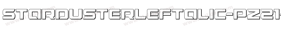 StardusterLeftalic-pz21字体转换