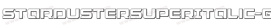 StardusterSuperItalic-G2gG字体转换