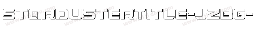 StardusterTitle-jzBG字体转换