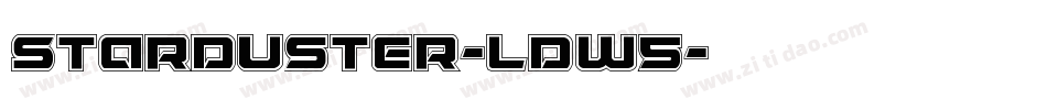 Starduster-LdW5字体转换