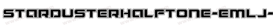 StardusterHalftone-EMLj字体转换