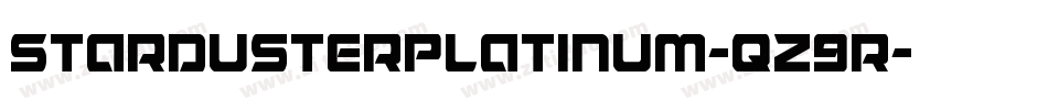 StardusterPlatinum-qz9r字体转换