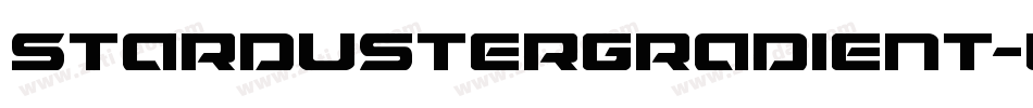 StardusterGradient-WE2G字体转换