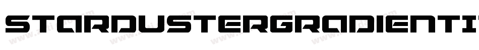 StardusterGradientItalic-azom字体转换